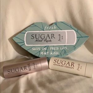 Fresh  Sugar Lip Balm In Rose & Clear
